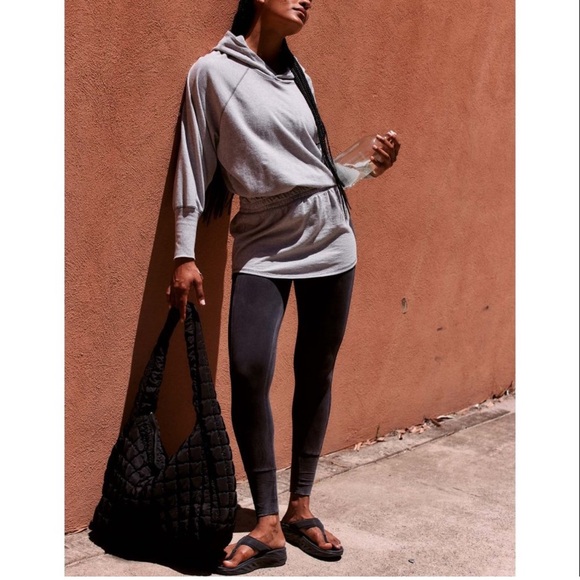 Free People Movement Circuit Tunic Grey Heather L - Picture 3 of 14